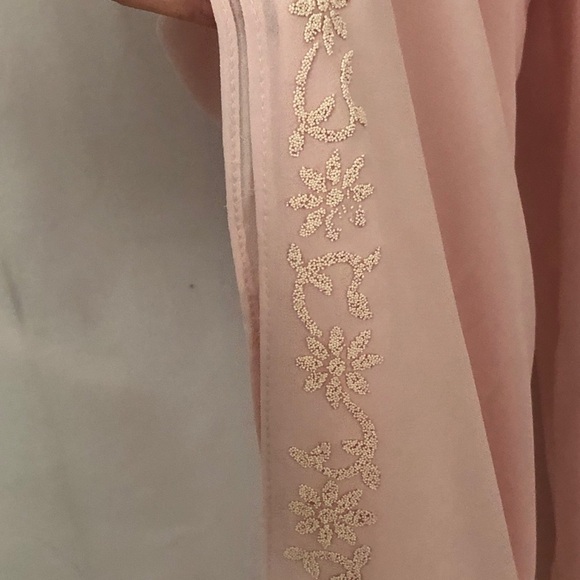 COPY - Womens Pink Sheer with Liner Wide Pants. Size 18 - Picture 4 of 8